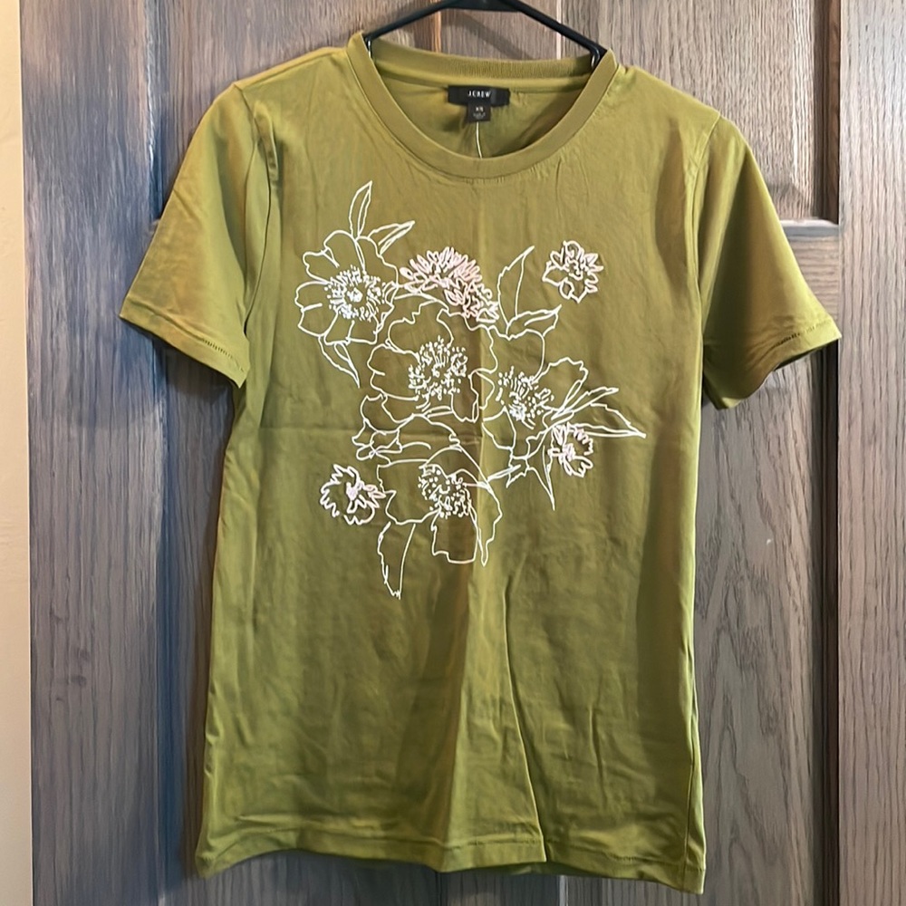 J.Crew Floral Tee